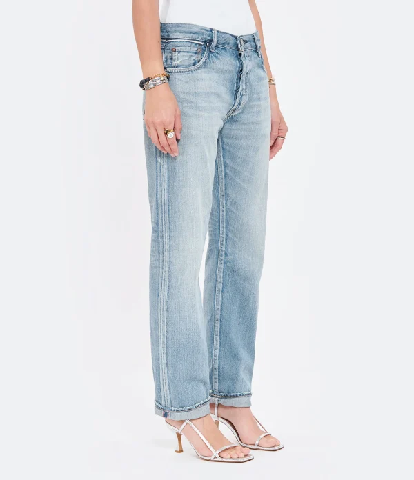 soldes pas cher MOUSSY VINTAGE Jean Fanuel Light Oz Straight Denim Bleu 7