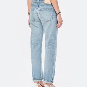 soldes pas cher MOUSSY VINTAGE Jean Fanuel Light Oz Straight Denim Bleu 21