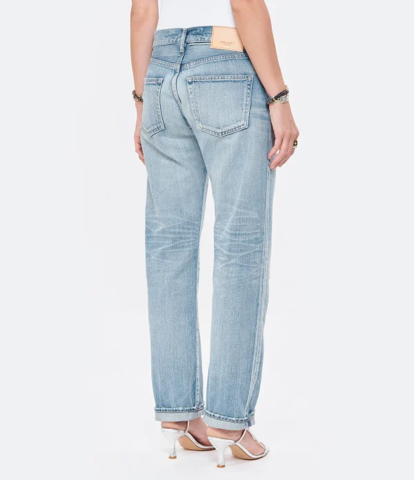 soldes pas cher MOUSSY VINTAGE Jean Fanuel Light Oz Straight Denim Bleu 8