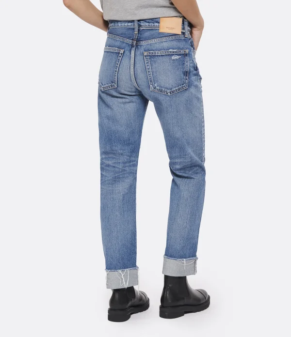 bas prix MOUSSY VINTAGE Jean Franconia Straight Denim Bleu 6