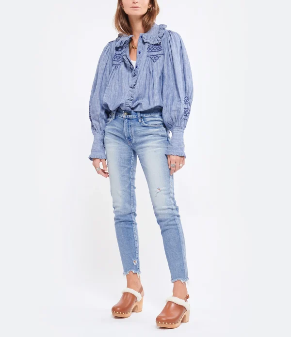 se précipiter pour acheter MOUSSY VINTAGE Jean Diana Skinny Denim Bleu 8