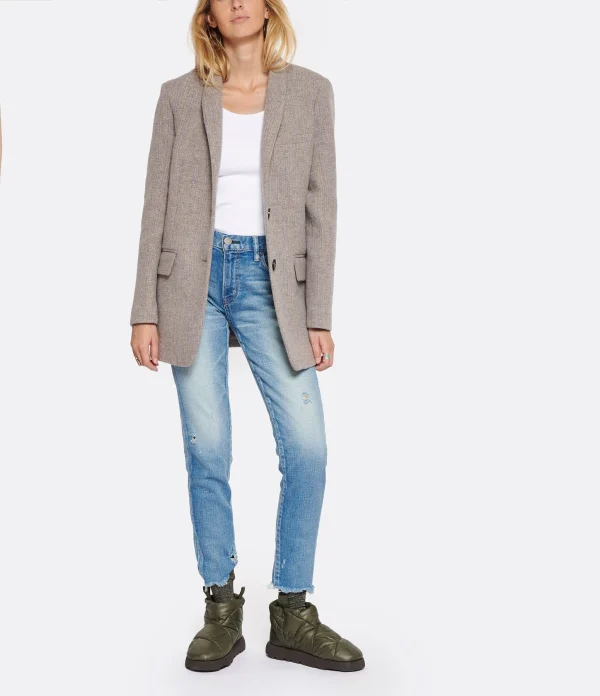 se précipiter pour acheter MOUSSY VINTAGE Jean Diana Skinny Denim Bleu 4