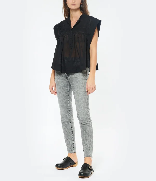 MOUSSY VINTAGE Jean Bradshaw Skinny Denim Noir Délavé magasins pour 8