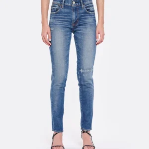 MOUSSY VINTAGE Jean MV Edgerton Skinny-L Denim Bleu Foncé luxe soldes 13