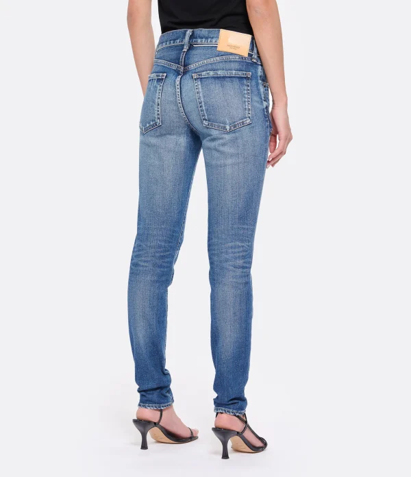 MOUSSY VINTAGE Jean MV Edgerton Skinny-L Denim Bleu Foncé luxe soldes 6