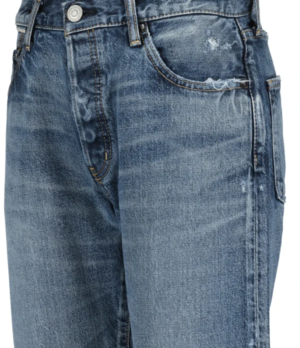 MOUSSY VINTAGE Jean Sawdust Straight Denim Bleu magasin france 3