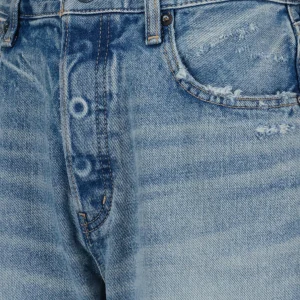 MOUSSY VINTAGE Jean Ashleys Wide Straight Denim Bleu haute qualité 12