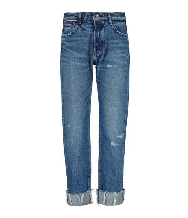 bas prix MOUSSY VINTAGE Jean Franconia Straight Denim Bleu 1