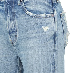 MOUSSY VINTAGE Jean MV Browncroft Tapered Denim Bleu Délavé soldes 7