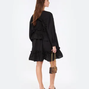 site en ligne MSGM Robe Coton Noir 12