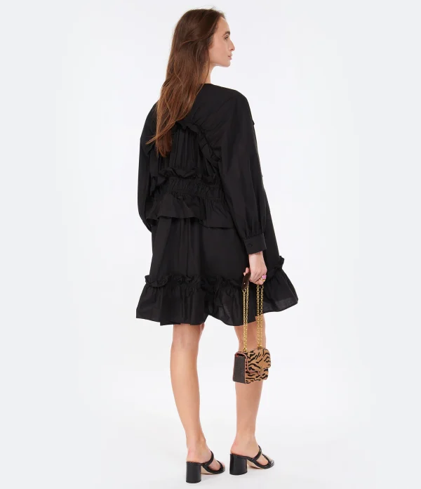 site en ligne MSGM Robe Coton Noir 5