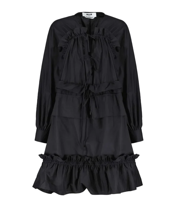 site en ligne MSGM Robe Coton Noir 1