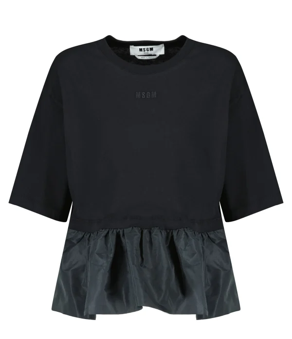 magasin en ligne MSGM Tee-shirt Coton Noir 1