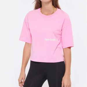 New Balance Tee-shirt NB Essentials Graphic Coton Orbit Pink achetez 11