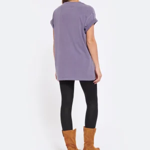 marques de renommée NEWTONE Tee-shirt Trucker Nevada Coton Violet Grape 12