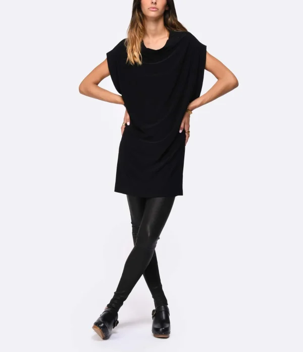 Norma Kamali Robe All In One Noir boutique en ligne france 7