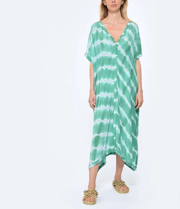 NOUS Kaftan Palma Diagonal Rayures Vert meilleur cadeau 4