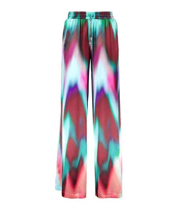 des prix incroyables OUD Pantalon Axel Tie And Dye Soie Multicolore 1