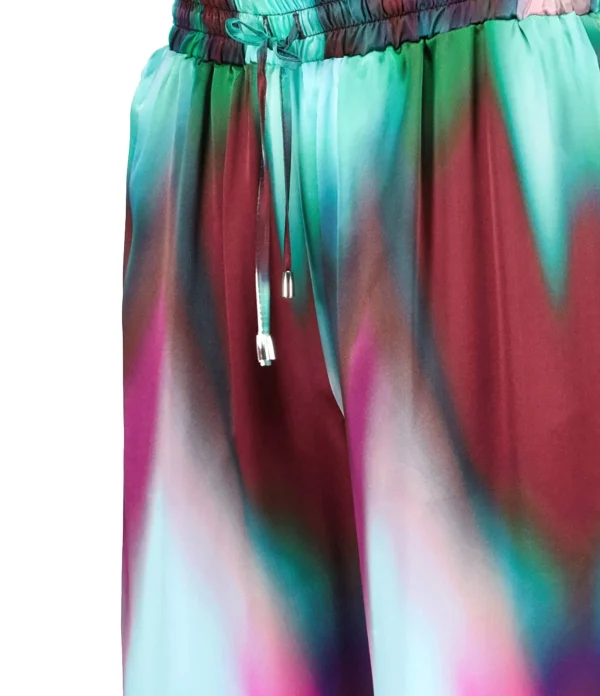 des prix incroyables OUD Pantalon Axel Tie And Dye Soie Multicolore 3