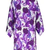 site pas cher OUD Robe Leonard Motifs Violet Blanc 16