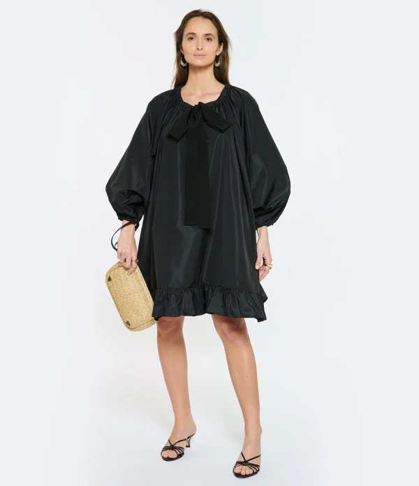 PATOU Robe Froufrou Noir boutiqued en ligne 6