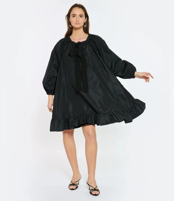 PATOU Robe Froufrou Noir boutiqued en ligne 7