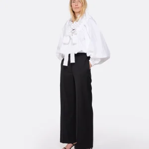 PATOU Pantalon Iconic Laine Noir Top ventes 22