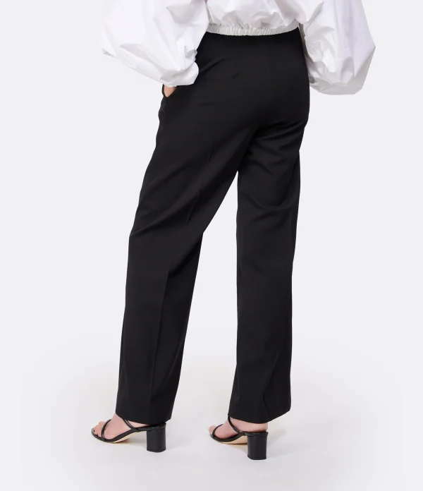 PATOU Pantalon Iconic Laine Noir Top ventes 7