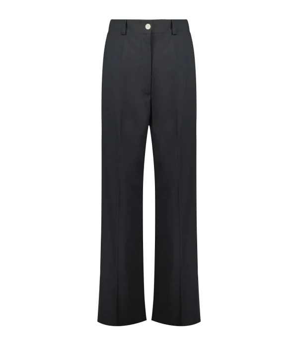 PATOU Pantalon Iconic Laine Noir Top ventes 1