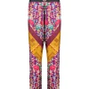 PIERRE-LOUIS MASCIA Pantalon Aloe Coton Violet Fleuri soldes en ligne 22