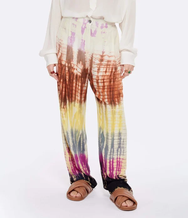 RAQUEL ALLEGRA Pantalon Françoise Multicolore Top ventes 5