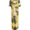 RAQUEL ALLEGRA Robe Longue New Flutter Jaune magasin paris 16