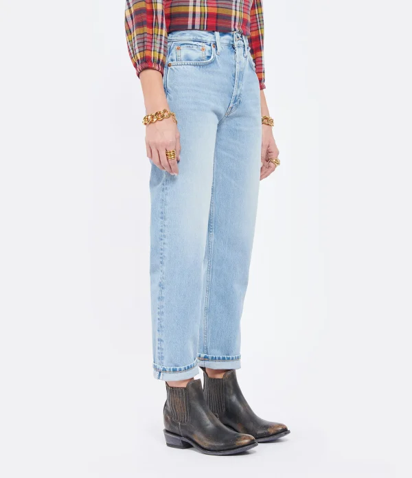 prix pas cher RE/DONE Jean 70s Stove Pipe Denim Worn In Naf 5