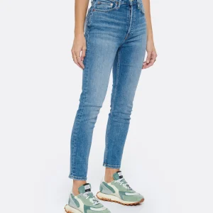 RE/DONE Jean 90s High Rise Ankle Crop Denim Bleu Dernières Nouveautés 14