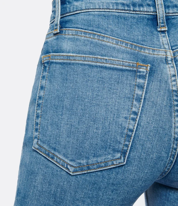 RE/DONE Jean 90s High Rise Ankle Crop Denim Bleu Dernières Nouveautés 7