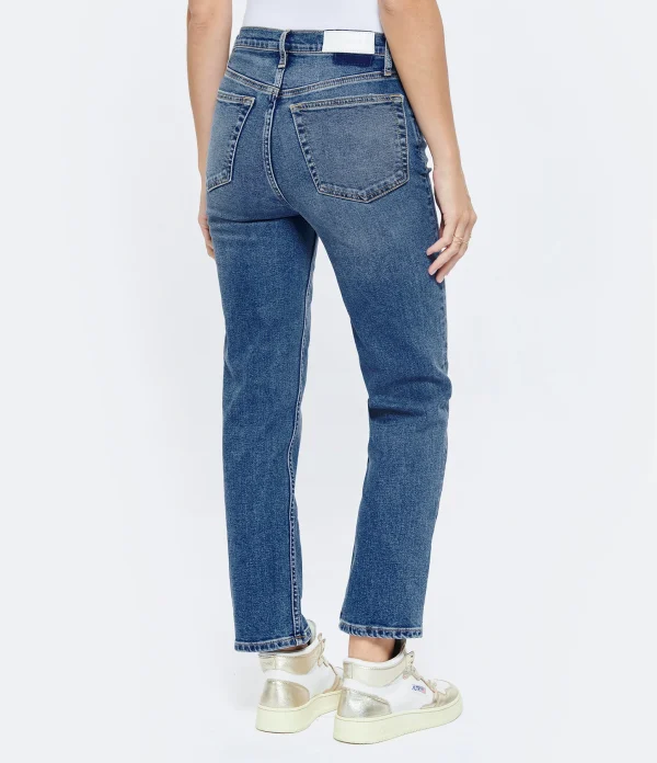 RE/DONE Jean 70s Stove Pipe Denim Bleu magasin 6