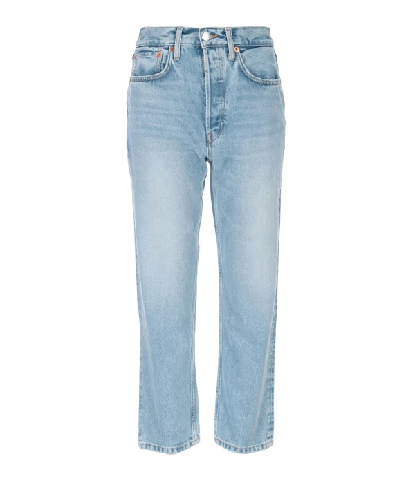 prix pas cher RE/DONE Jean 70s Stove Pipe Denim Worn In Naf 1