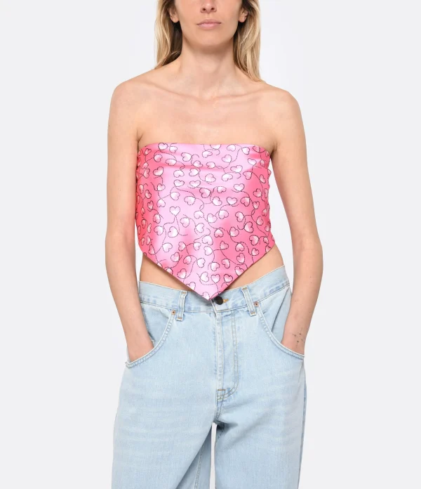 soldes pas cher ROTATE Top Triangle Cœur Rose 4