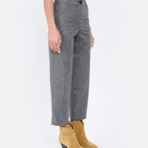 comparez les prix See By Chloé Pantalon Laine Gris 15