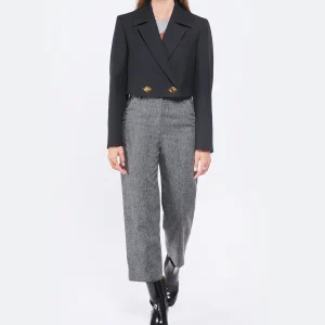 comparez les prix See By Chloé Pantalon Laine Gris 21