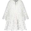 en solde SELF PORTRAIT Robe Mini Dentelle Blanc 14