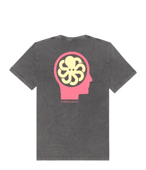 JONSEN ISLAND Tee-Shirt Classic Big Brain Noir Large choix en ligne 3