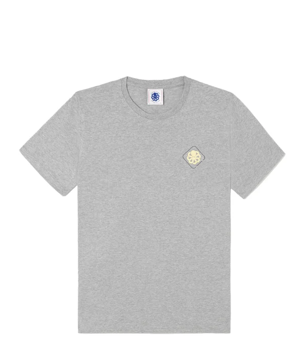 JONSEN ISLAND Tee-Shirt Classic Big Label Gris Clair site pas cher 1