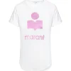 le grand escompte MARANT ÉTOILE Tee-shirt Koldi Lin Rose Blanc 17