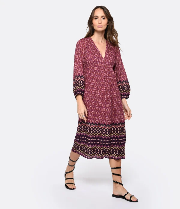 mode tendance Vanessa Bruno Robe Longue Voguia Multicolore 4