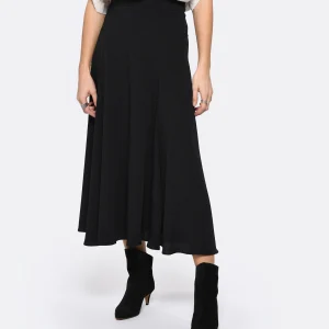 ﻿soldes Vanessa Bruno Jupe Midi Anaelle Noir 13