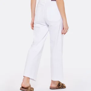 magasin solde Vanessa Bruno Pantalon Helias Coton Blanc 15