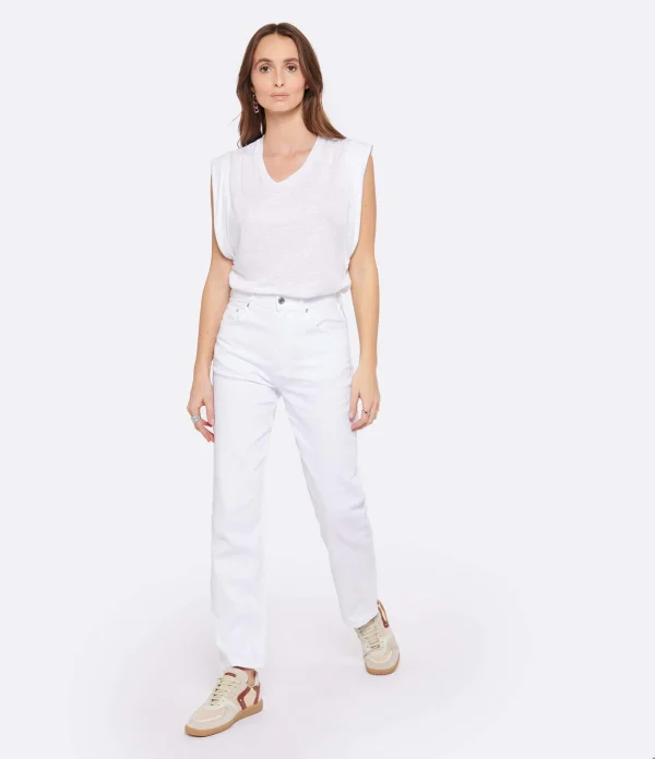 Vanessa Bruno Jean Timael Coton Denim Blanc nouveau produit 4