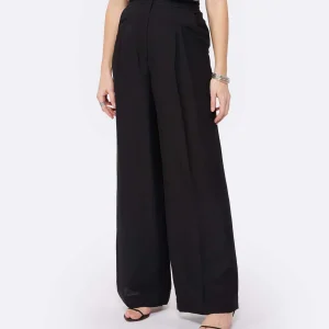 soldes ligne Vanessa Bruno Pantalon Aciano Noir 15