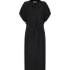 en vente Vanessa Bruno Robe Midi Amarilla Soie Noir 14